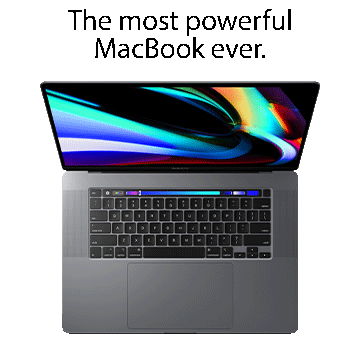 Apple MacBook Pro 16 in. Laptop with Touch Bar
