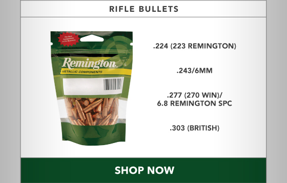 15% OFF All Rifle Bullets