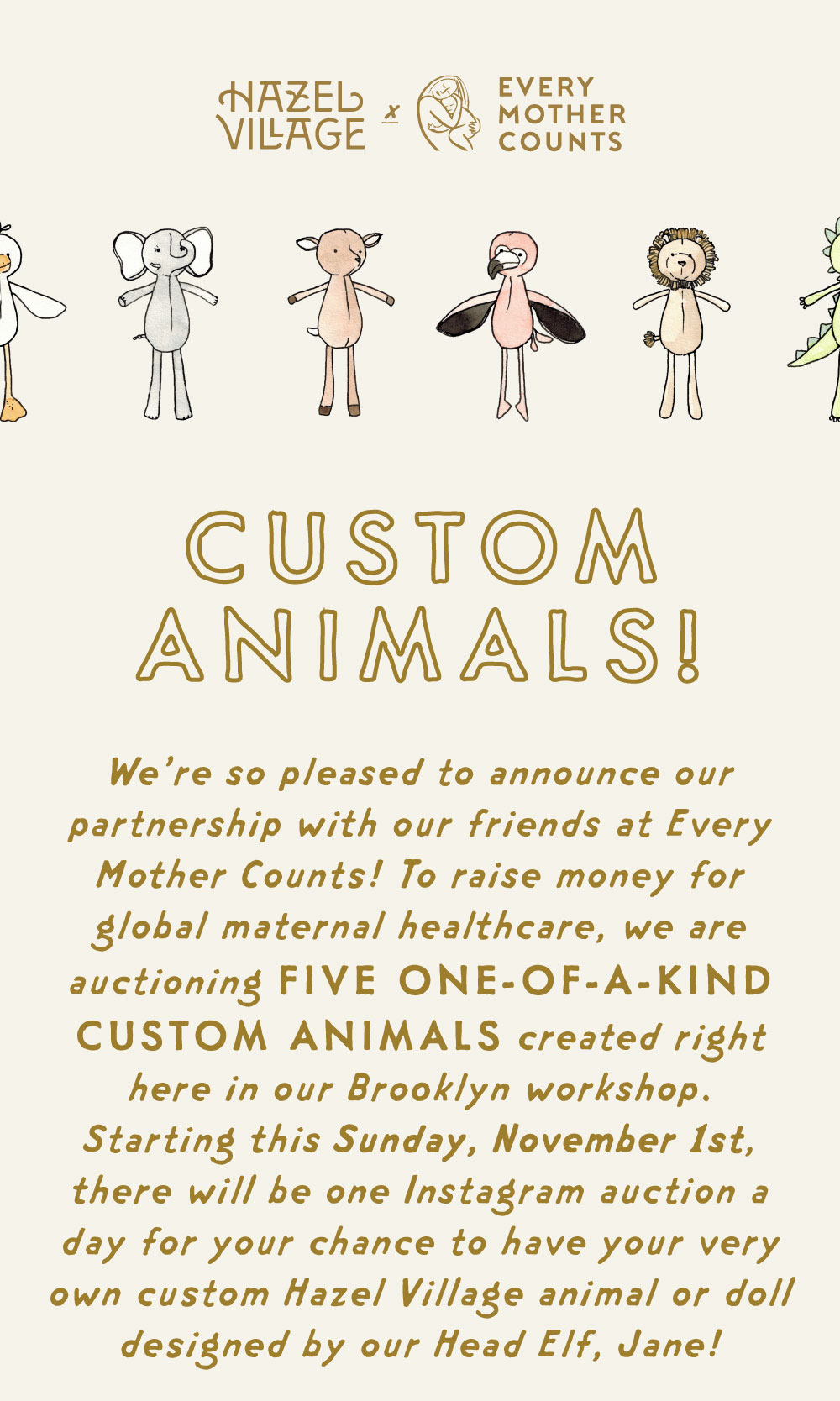 Custom animals!