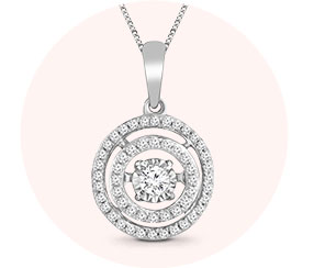 Unstoppable Love Diamond Circle Necklace