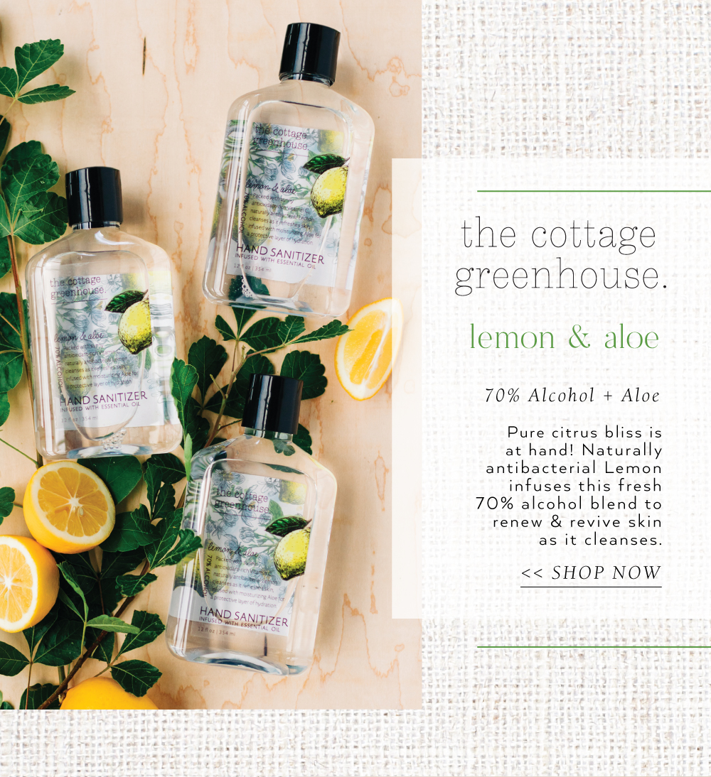The Cottage Greenhouse | NEW! Hand Sanitizer