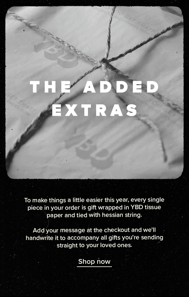YBD''s added extras...