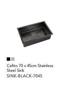Cefito 70 x 45cm Stainless Steel Sink