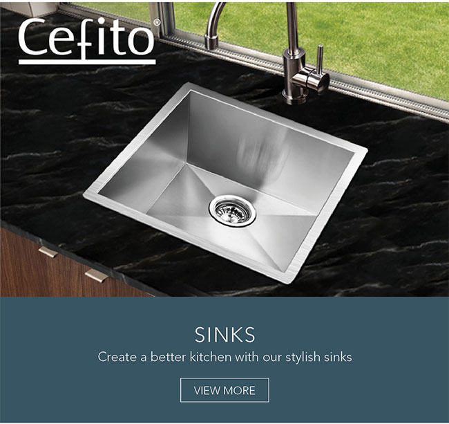 Create a better kitchen with our stylish sinks