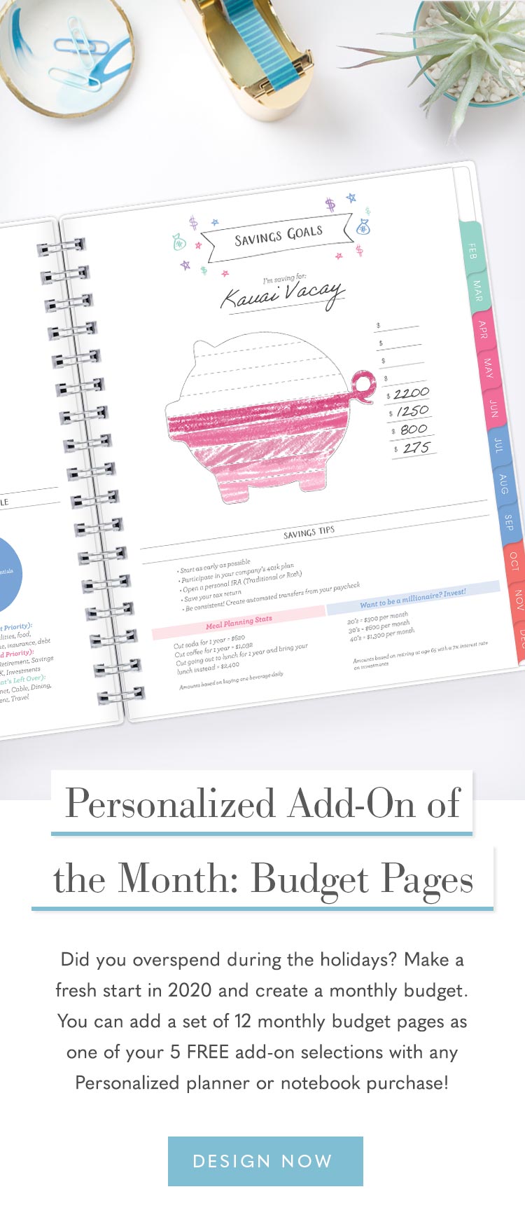 Personalized Add-On: Budget Pages