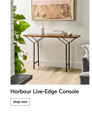 Harbour Live-Edge Console