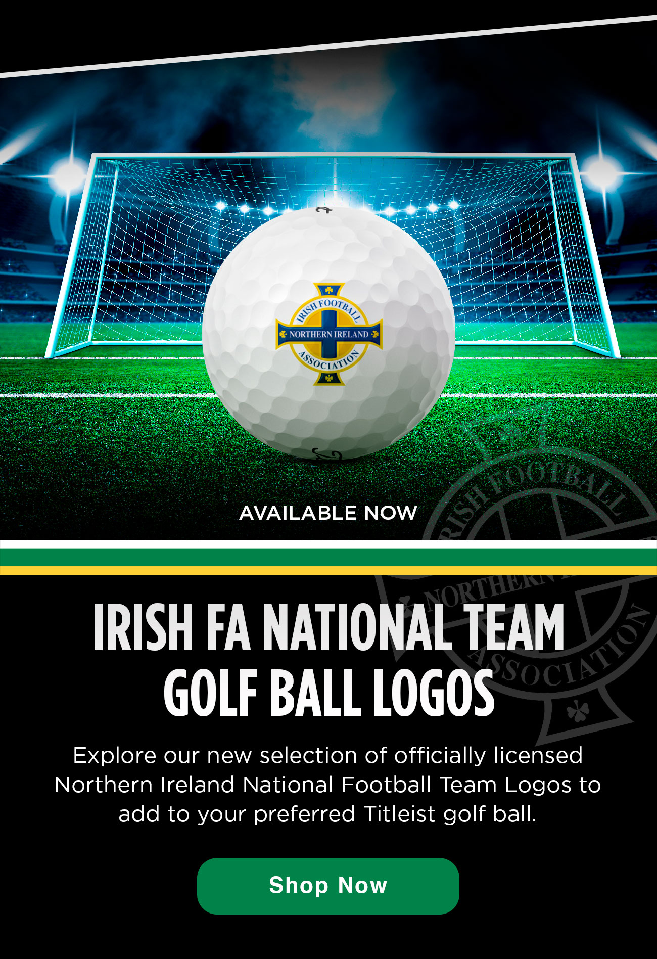 Irish FA Custom Golf Balls
