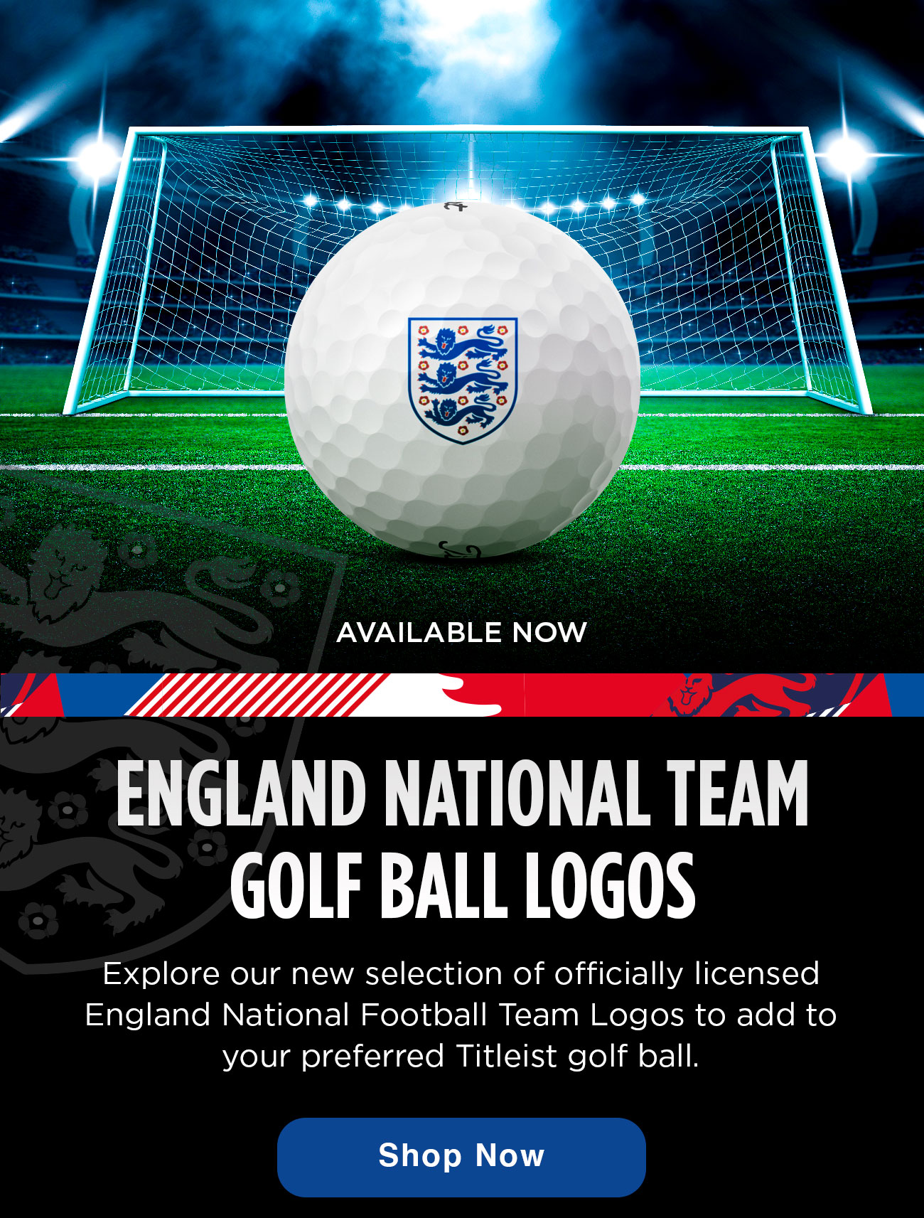 England FA Custom Golf Balls