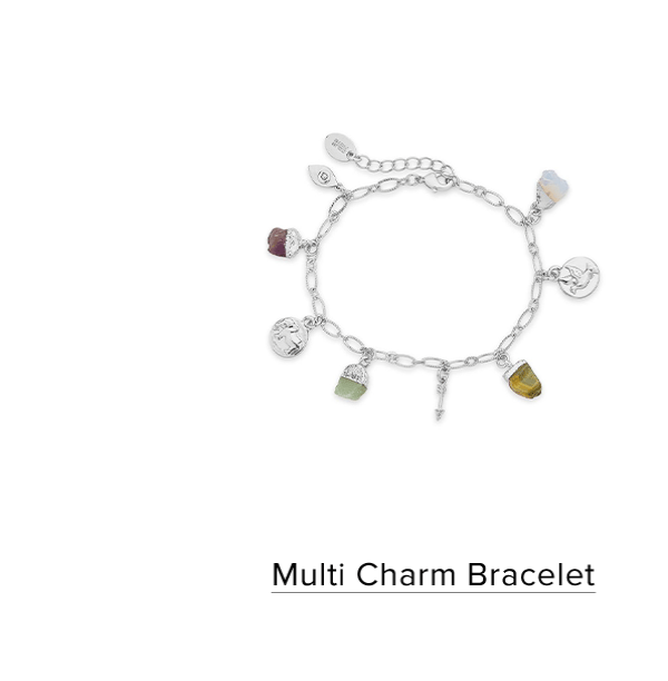 multi charm bracelet