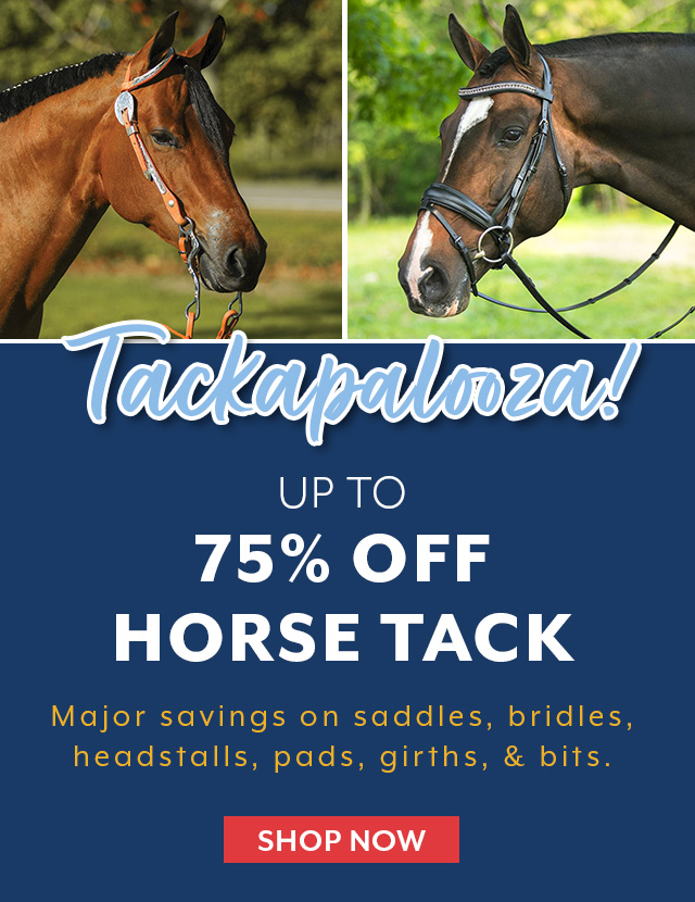 Up to 75% off Western & English Tack.