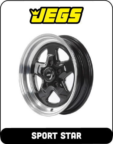 JEGS Sport Star Cast Aluminum Wheels