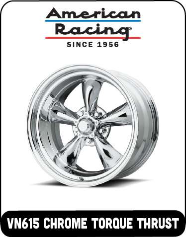 American Racing VN615 Series Chrome Torq Thrust II Wheels