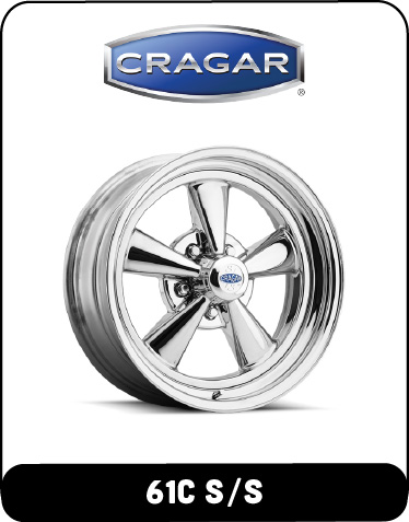 Cragar 61C Series S/S Super Sport Chrome Wheels