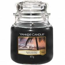 Black Coconut Medium Jar Candle
