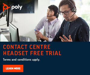 Poly free trial advert