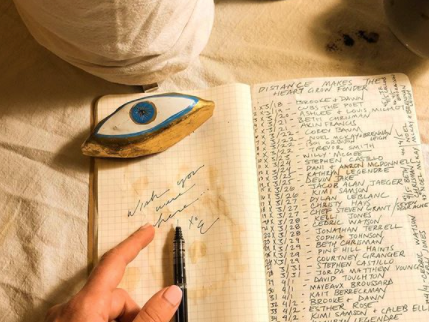 revelator eye and note book
