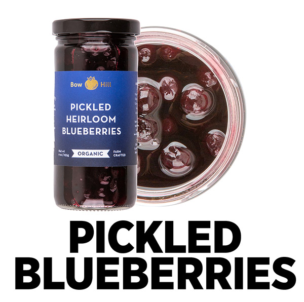 pickled blueberries