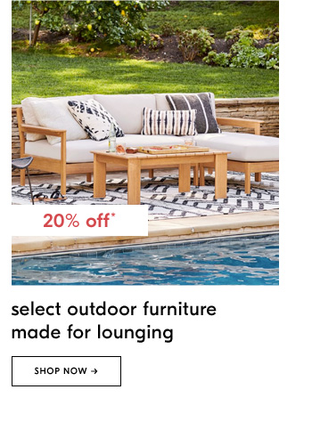 select outdoor furniture made for lounging