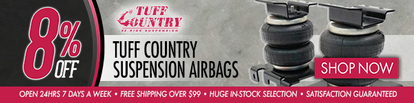 Save 8% on Tuff Country Air Bags