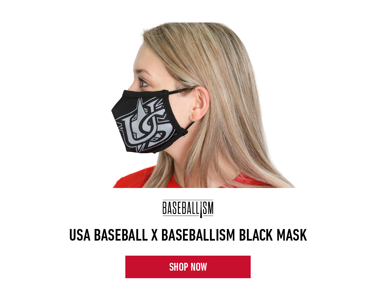 USA Baseball x Baseballism Black Mask