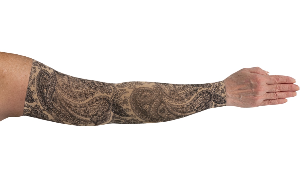 Image of Black Paisley Arm Sleeve