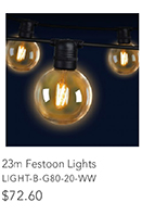 23m Festoon Lights