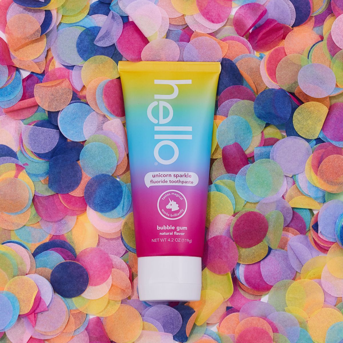 hello unicorn sparkle toothpaste for kids