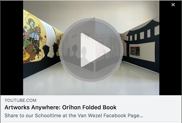 Artworks Anywhere: Orihon Folded Book