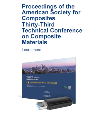 Proceedings of the American Society for Composites –Thirty-Third Technical Conference on Composite Materials