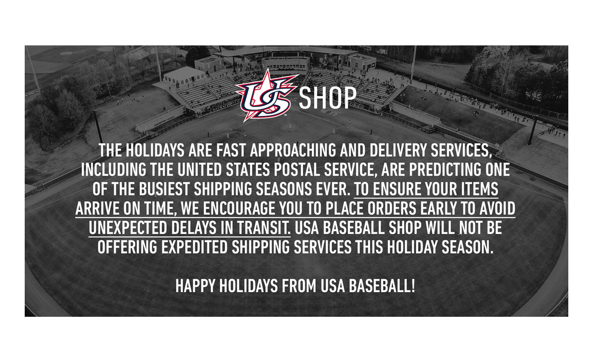 USA Baseball Shipping Information