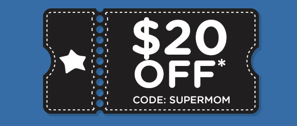 $20 OFF - Code Supermom