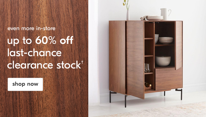 up to 60% off last-chance clearance stock. shop now