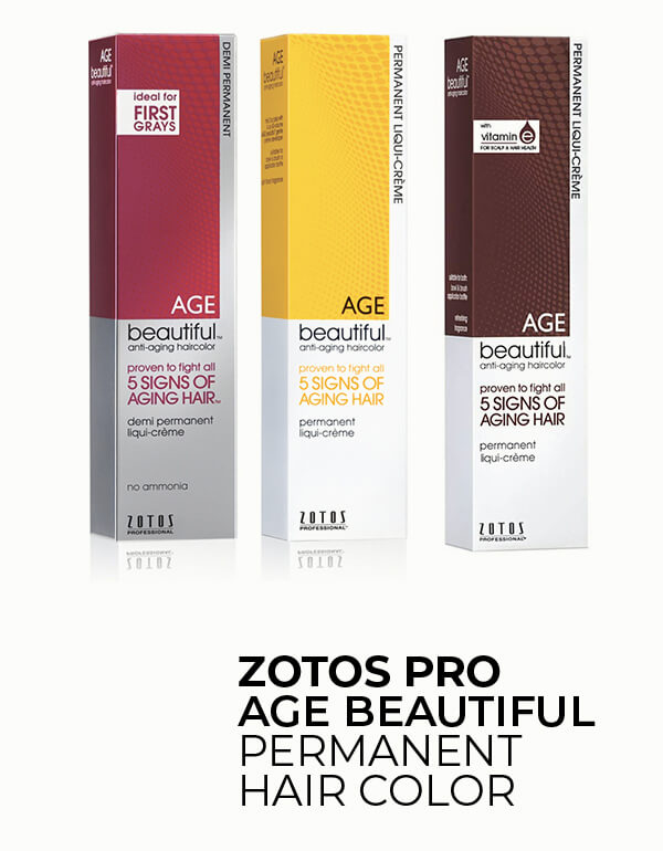 Zotos Pro Age Beautiful Permanent Hair Color