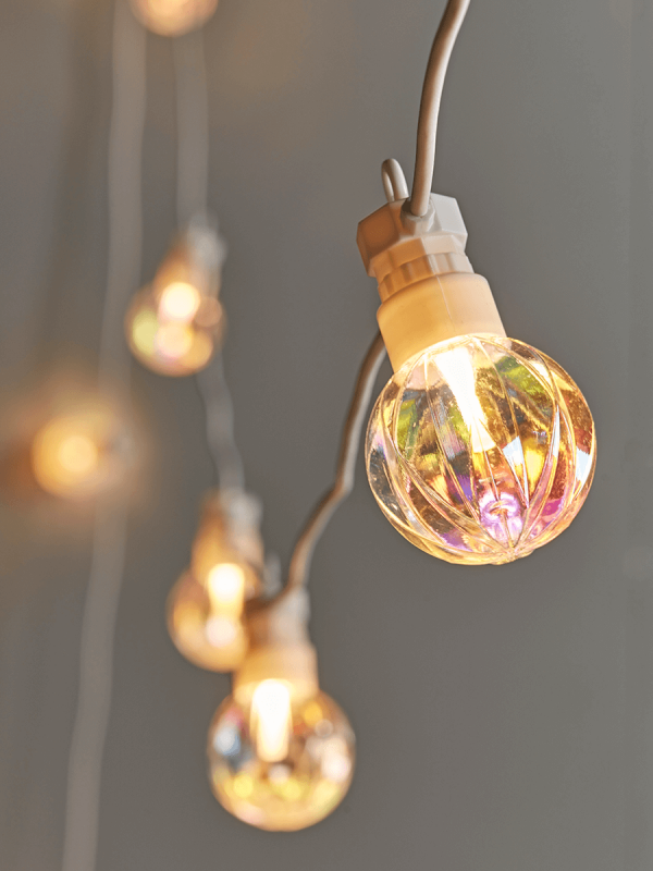 NEW Indoor Outdoor Geometric Lustre Festoon Lights