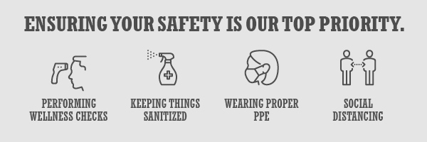 Your safety is our top priority