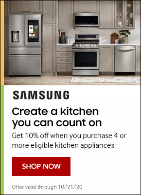 Create a kitchen you can count on with Samsung