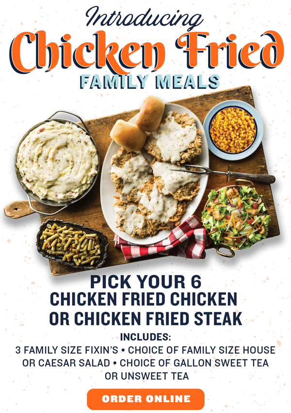 New Chicken Fried Family Meals!