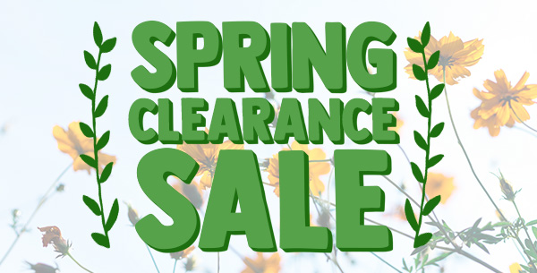 Grab a bargain in our Spring Clearance Sale