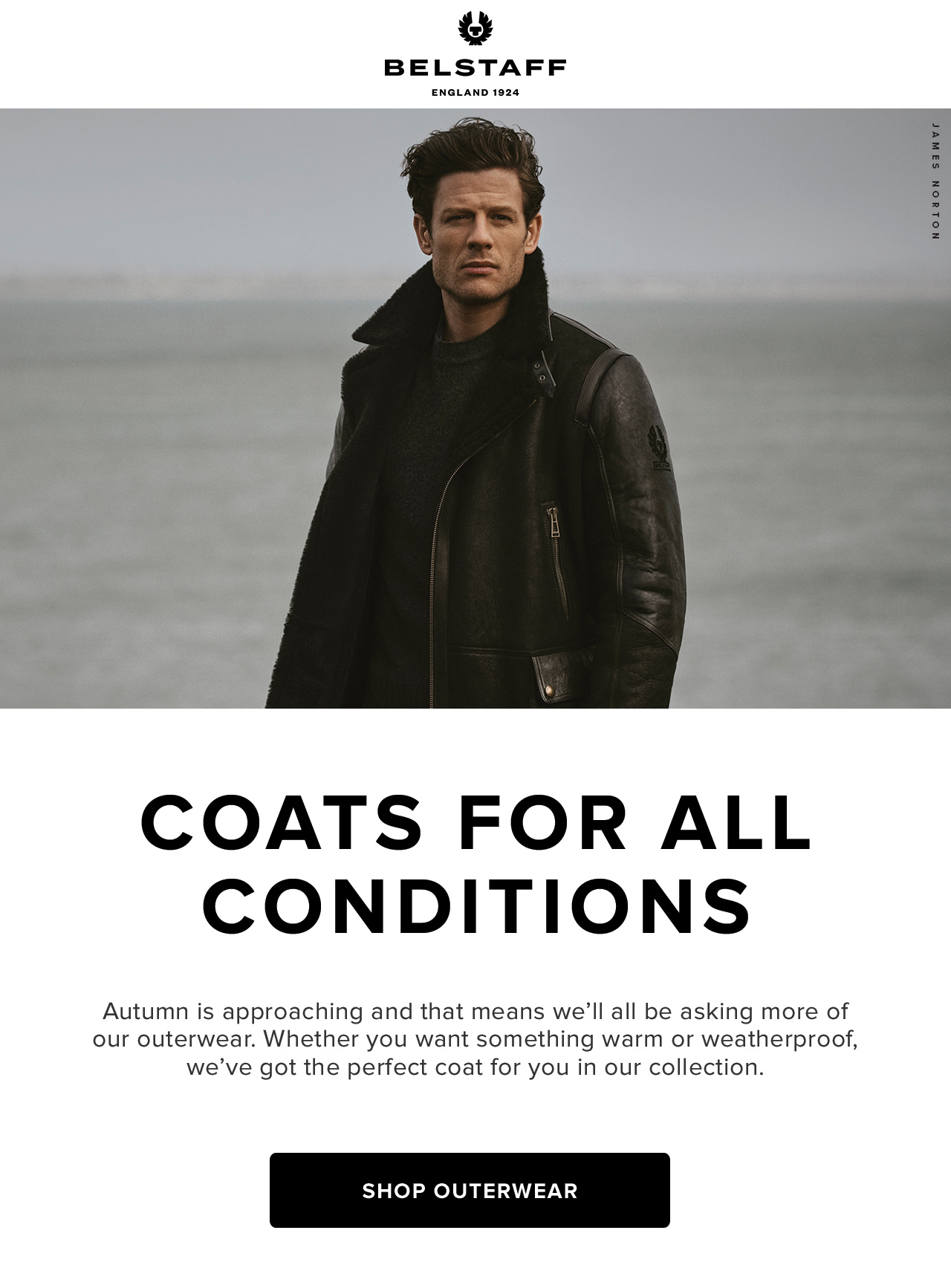 Autumn is approaching and that means we'll all be asking more of our outerwear. Whether you want something warm or weatherproof, we've got the perfect coat for you in our collection.	