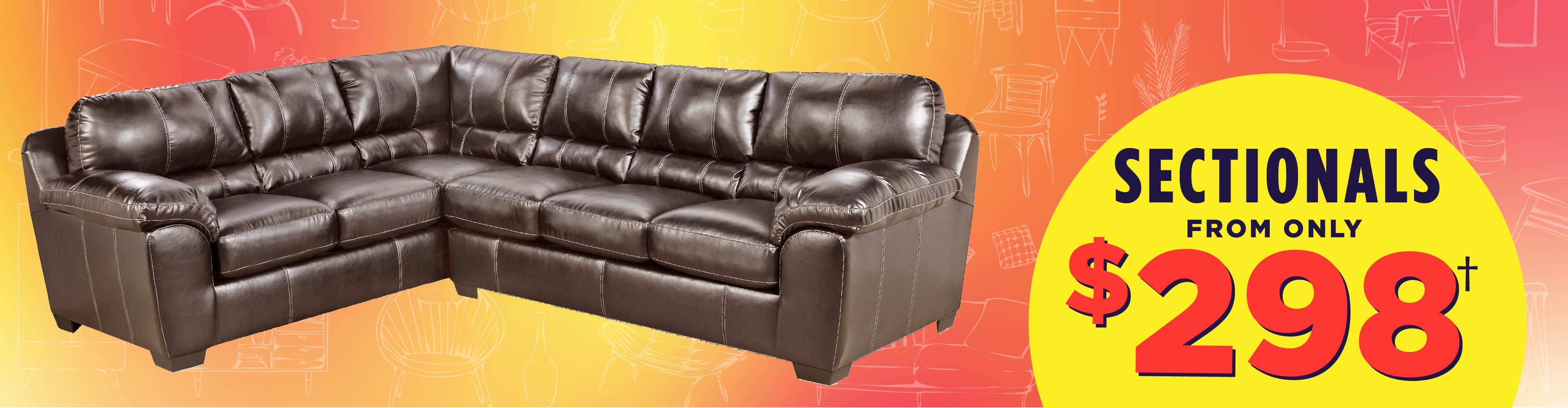 Sectionals from only $298!