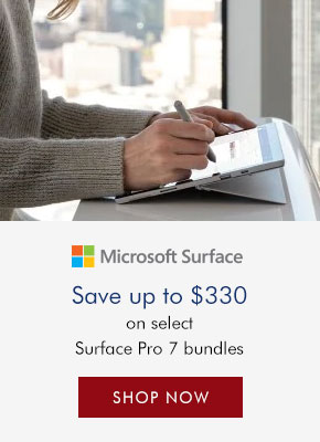 Save up to $330 on select Surface Pro 7 bundles