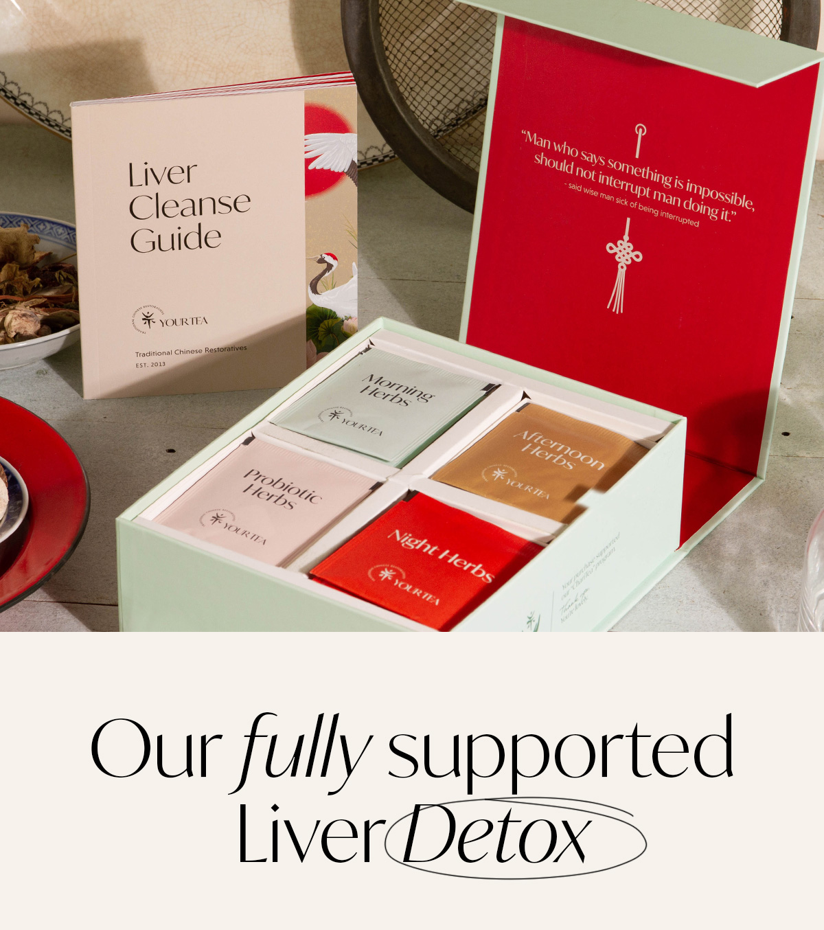OUR FULLY SUPPORTED LIVER DETOX. 