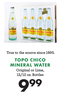 Topo Chico Mineral Water - $9.99