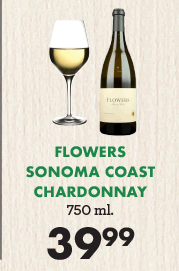 Flowers Sonoma Coast Chardonnay - $39.99