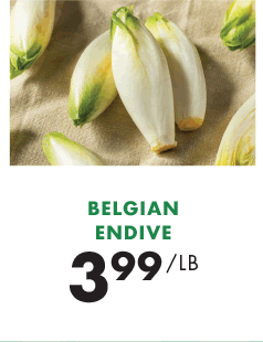 Belgian Endive - $3.99 per pound