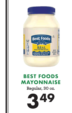 Best Foods Mayonnaise - $3.49