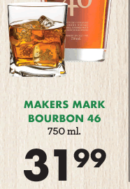 Makers Mark Bourbon 46 - $31.99