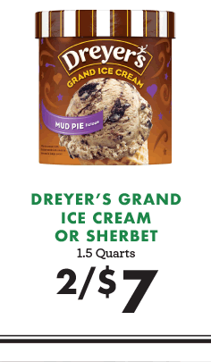 Dreyer''s Grand Ice Cream or Sherbet - 2 for $7