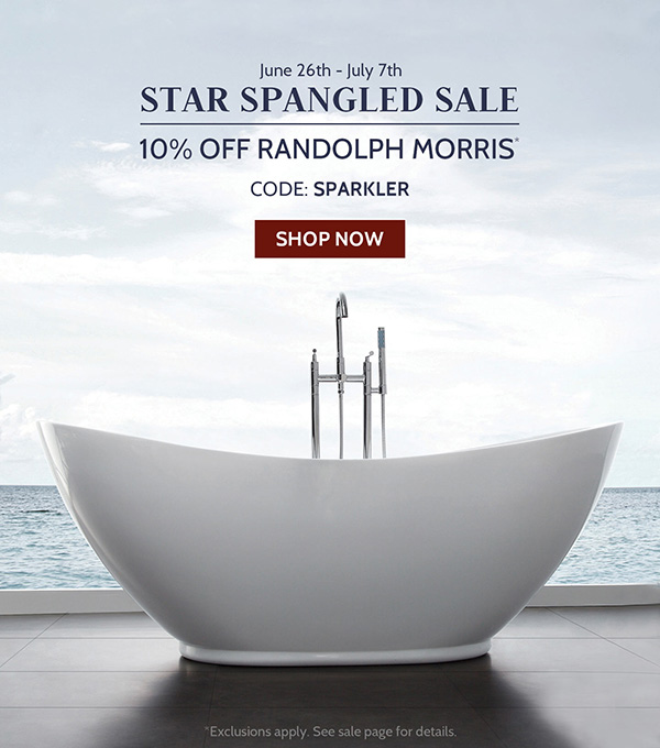 Star Spangled Sale. Save 10% off Randolph Morris with code SPARKLER.