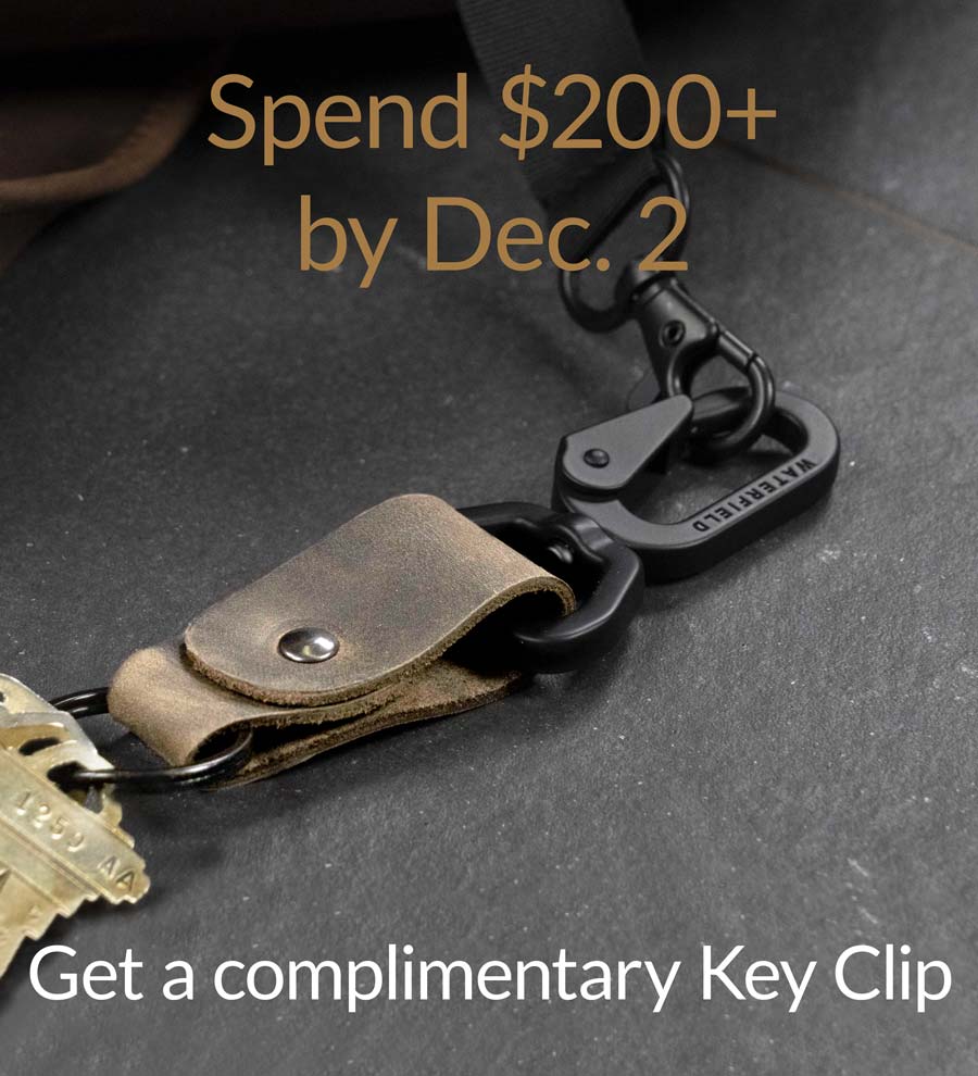 Leather Key Clip Complimentary